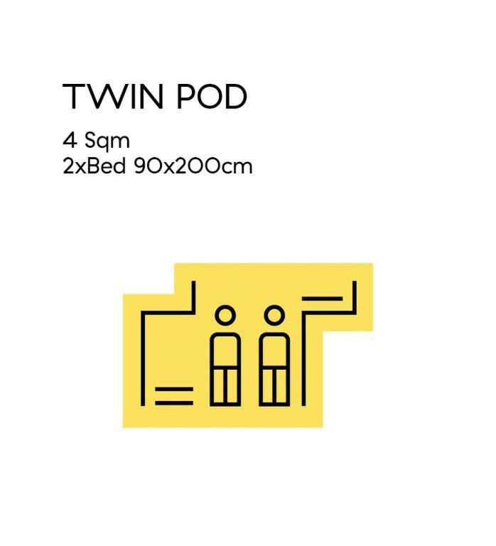 Wom Beach Pod Hotel - A Member Of Brown Hotels Tel-Aviv Szoba fotó